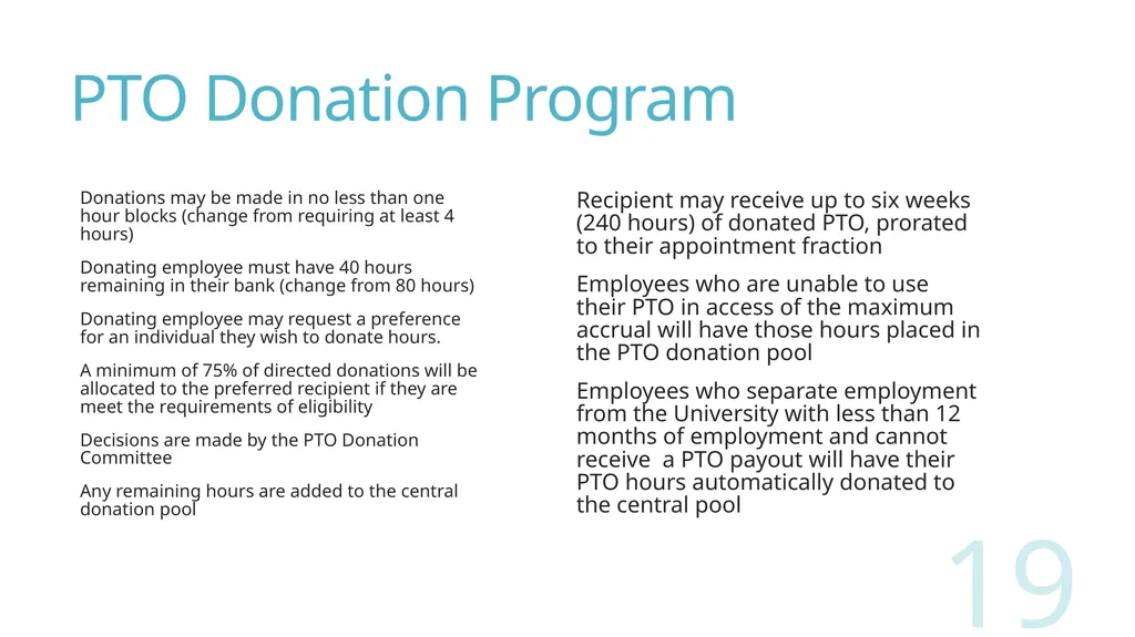 2018 Nursing Contract Summary Joint presentation - slide 19 of 49