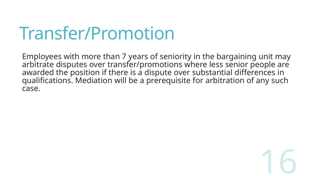 2018 Nursing Contract Summary Joint presentation - slide 16 of 49