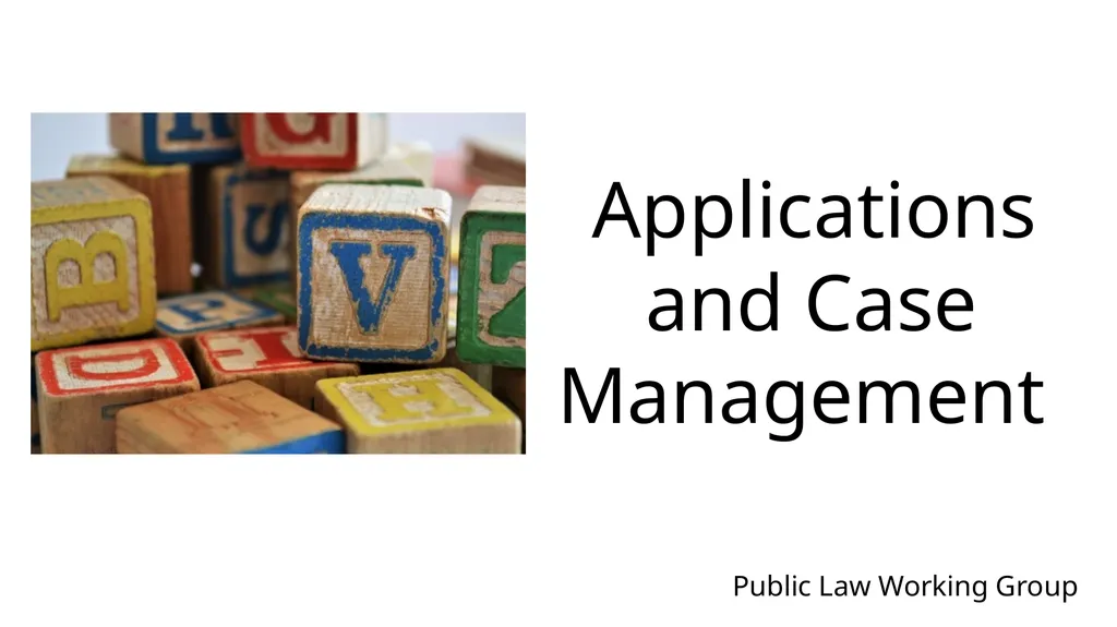 Public Law Working Group President of the Family - slide 33 of 73