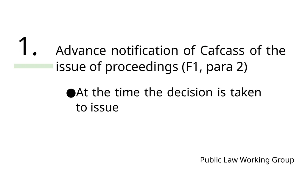 Public Law Working Group President of the Family - slide 36 of 73