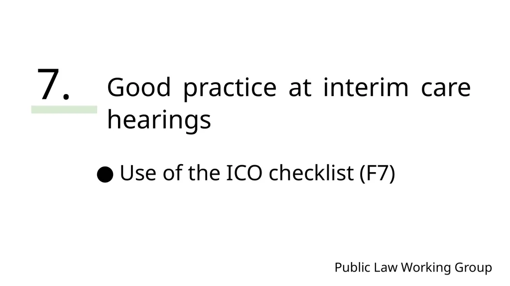Public Law Working Group President of the Family - slide 42 of 73