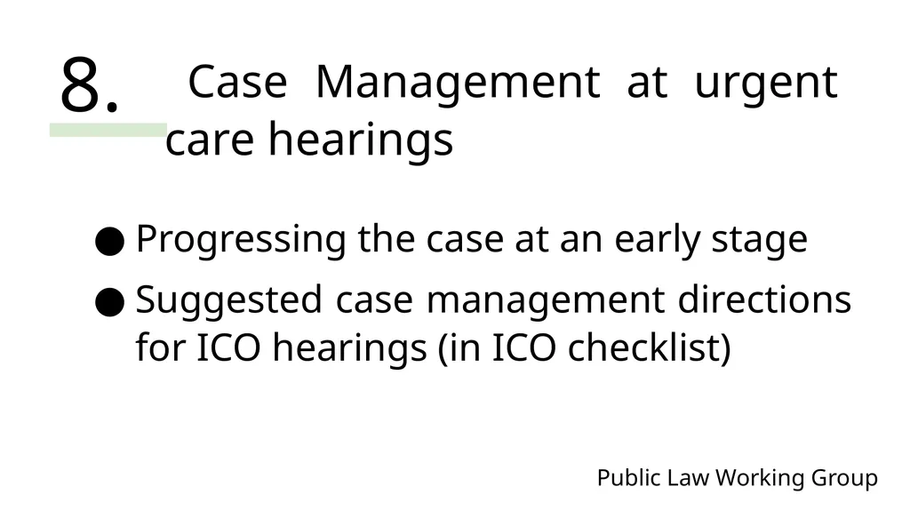 Public Law Working Group President of the Family - slide 43 of 73