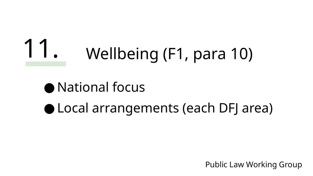 Public Law Working Group President of the Family - slide 46 of 73
