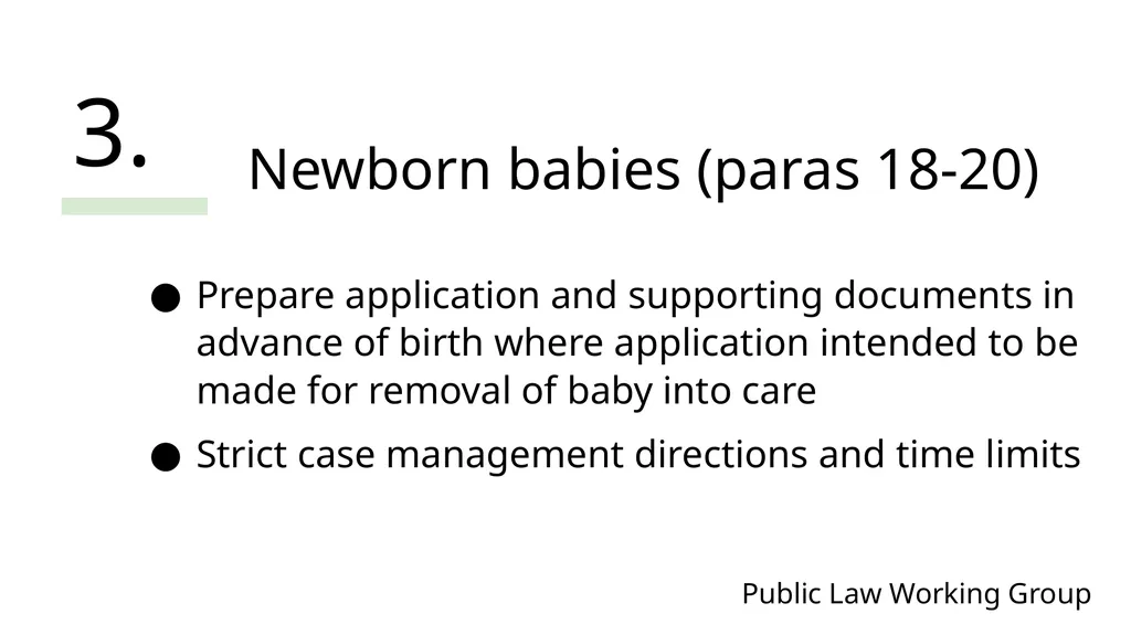 Public Law Working Group President of the Family - slide 53 of 73