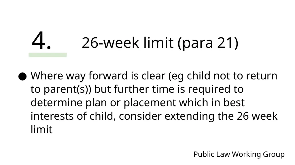 Public Law Working Group President of the Family - slide 54 of 73