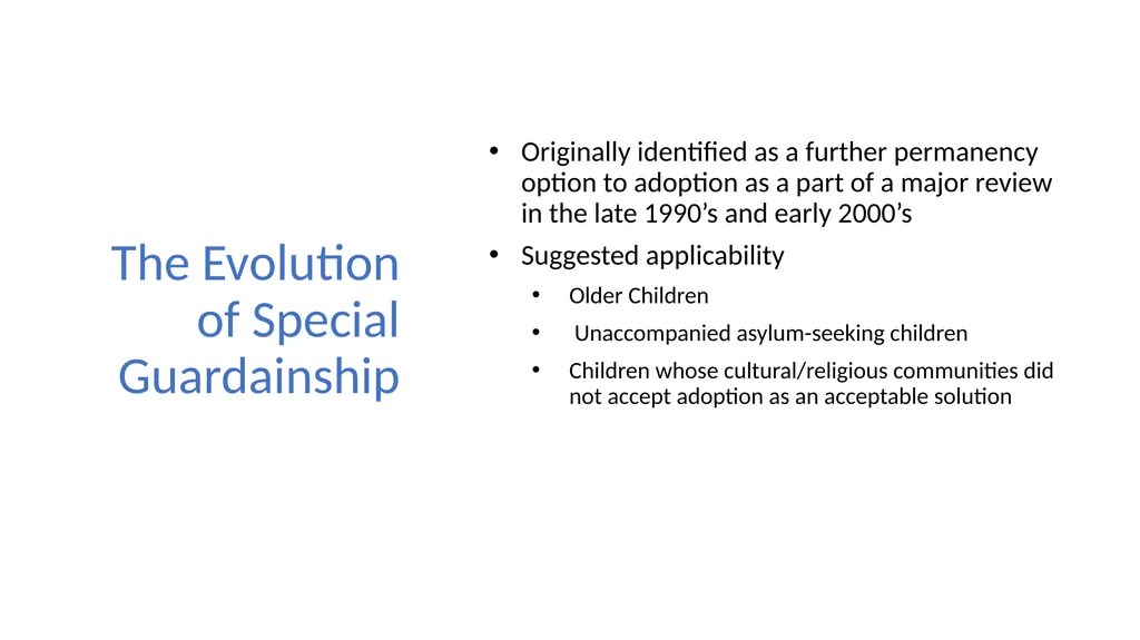 Public Law Working Group President of the Family - slide 60 of 73