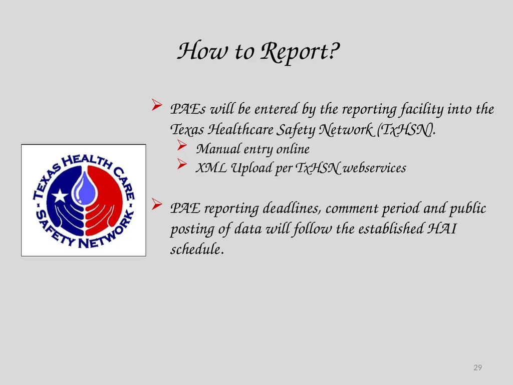 Preventable Adverse Event (PAE) Reporting-101 - slide 29 of 40