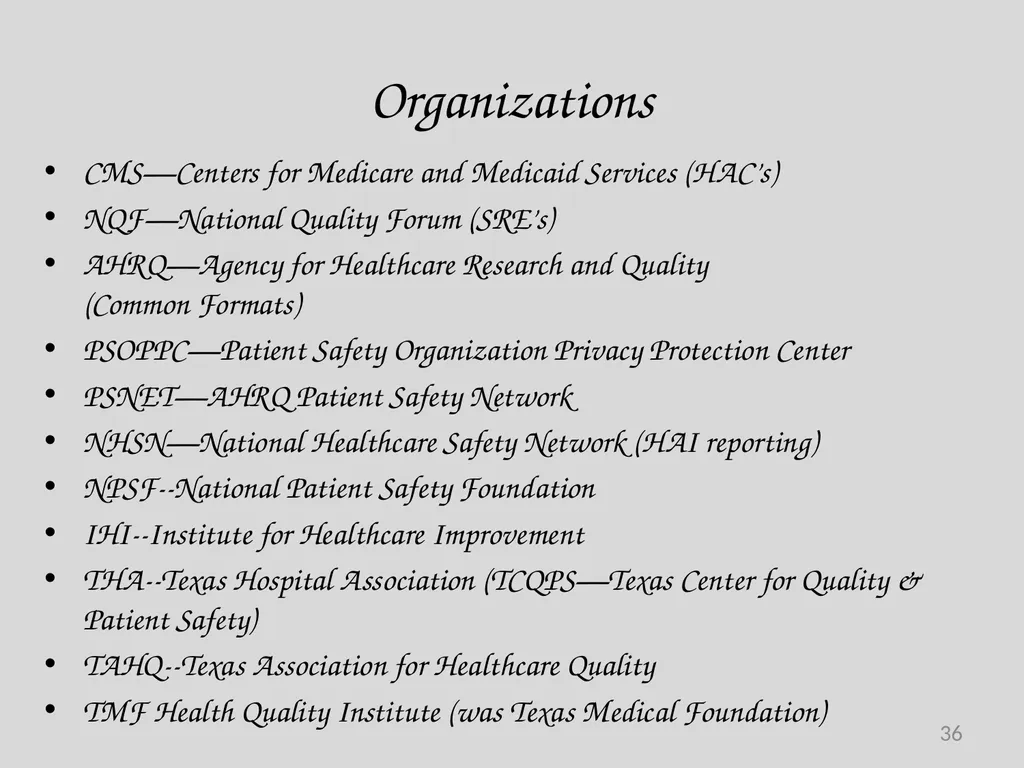 Preventable Adverse Event (PAE) Reporting-101 - slide 36 of 40