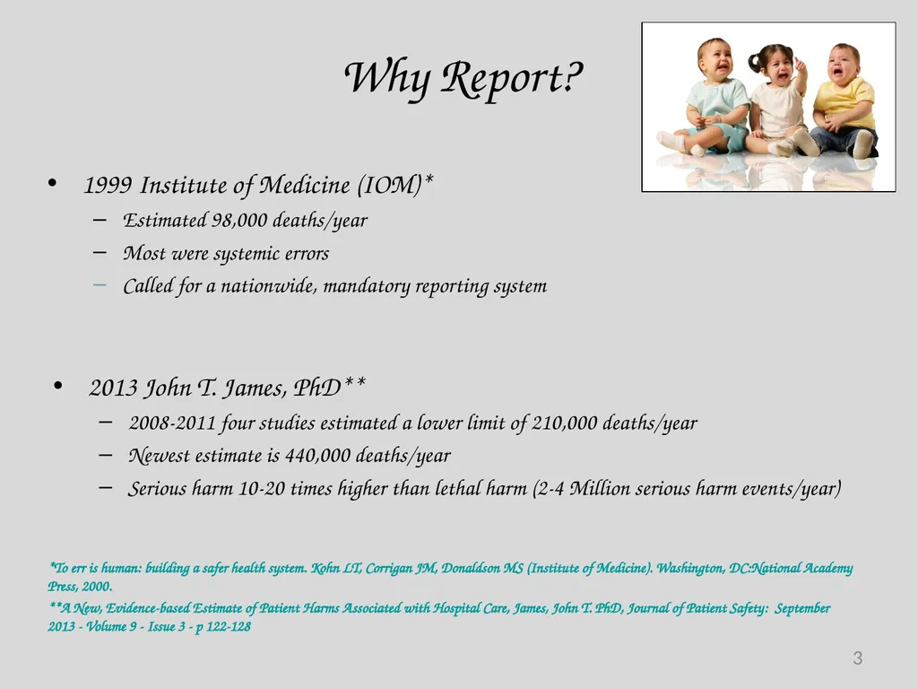Preventable Adverse Event (PAE) Reporting-101 - slide 3 of 40