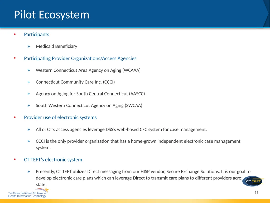 electronic Long-Term Services & Supports (eLTSS) - slide 11 of 18