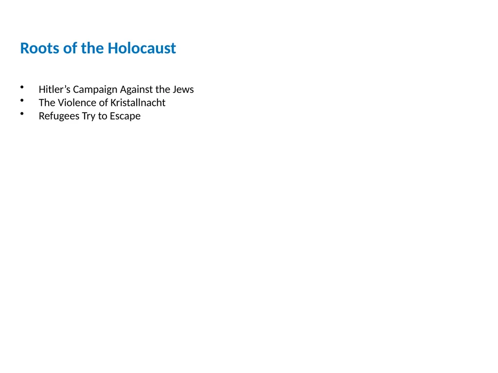 World War II (1931-1945) Lesson 7 The Holocaust - slide 5 of 18
