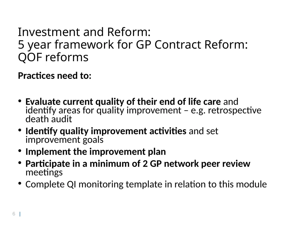National End of Life Care Update Prof Bee Wee - slide 6 of 28