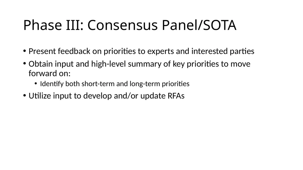 Rapid Process for Identifying Research Priorities - slide 16 of 20