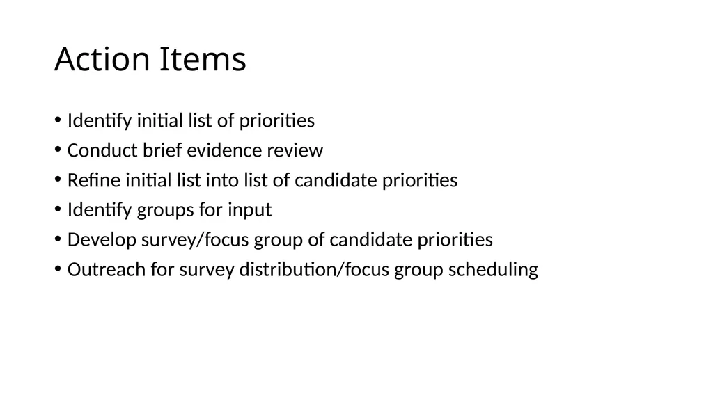 Rapid Process for Identifying Research Priorities - slide 20 of 20