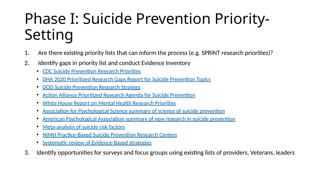 Rapid Process for Identifying Research Priorities - slide 5 of 20