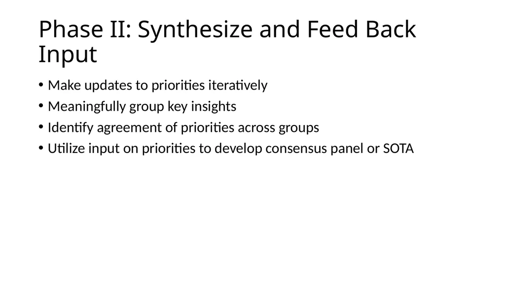 Rapid Process for Identifying Research Priorities - slide 12 of 20