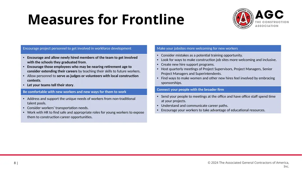 Major labor themes in policymaking Project Labor - slide 8 of 8