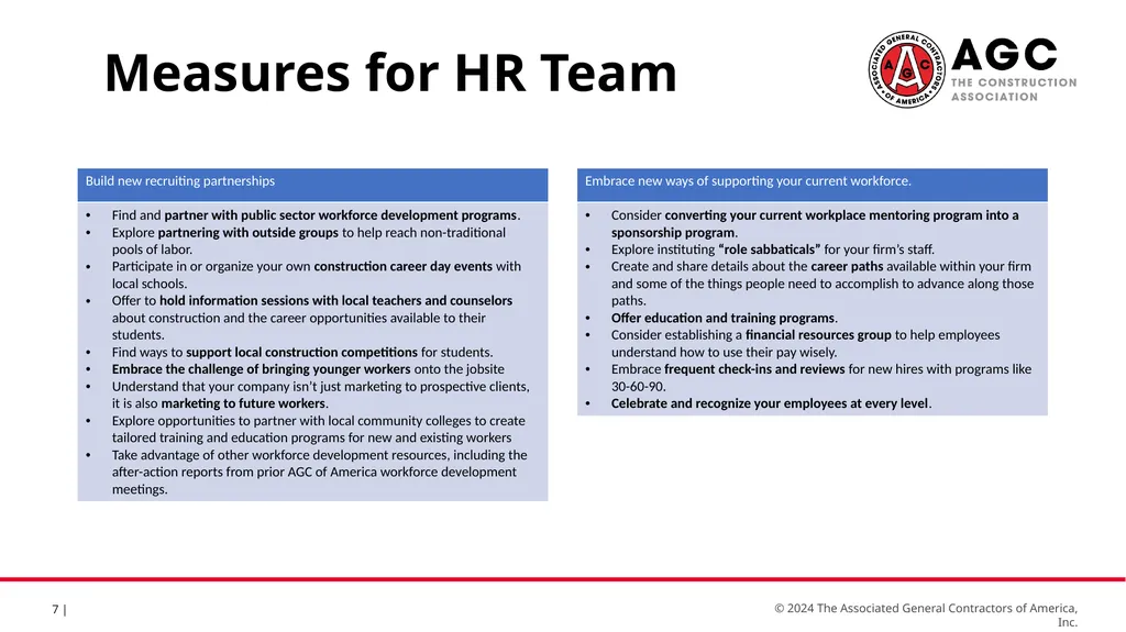 Major labor themes in policymaking Project Labor - slide 7 of 8