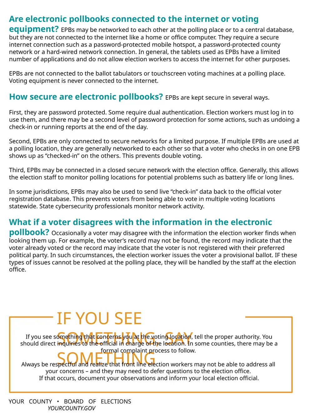 What is an electronic pollbook? Electronic - slide 2 of 2