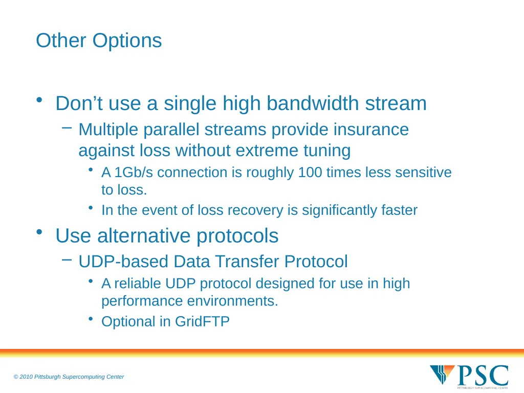 TCP Performance and Diagnostics: Optimizing for - slide 9 of 18