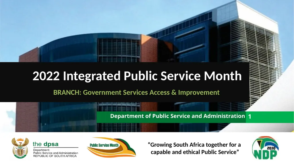 “Growing South Africa together for a capable and