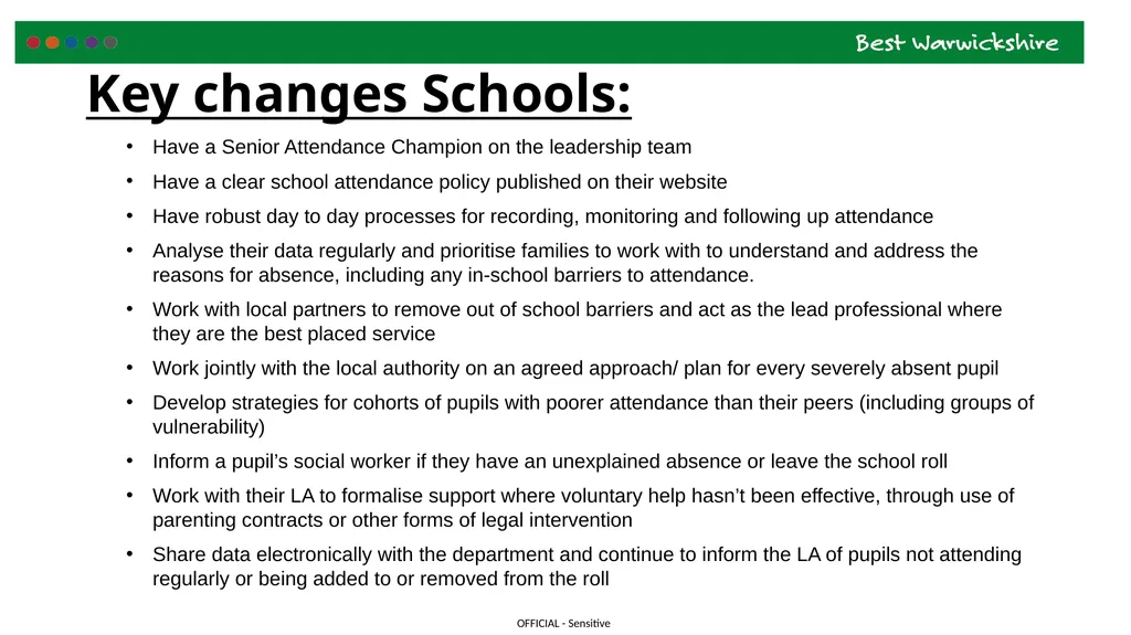 Working Together to Improve School Attendance. - slide 6 of 10