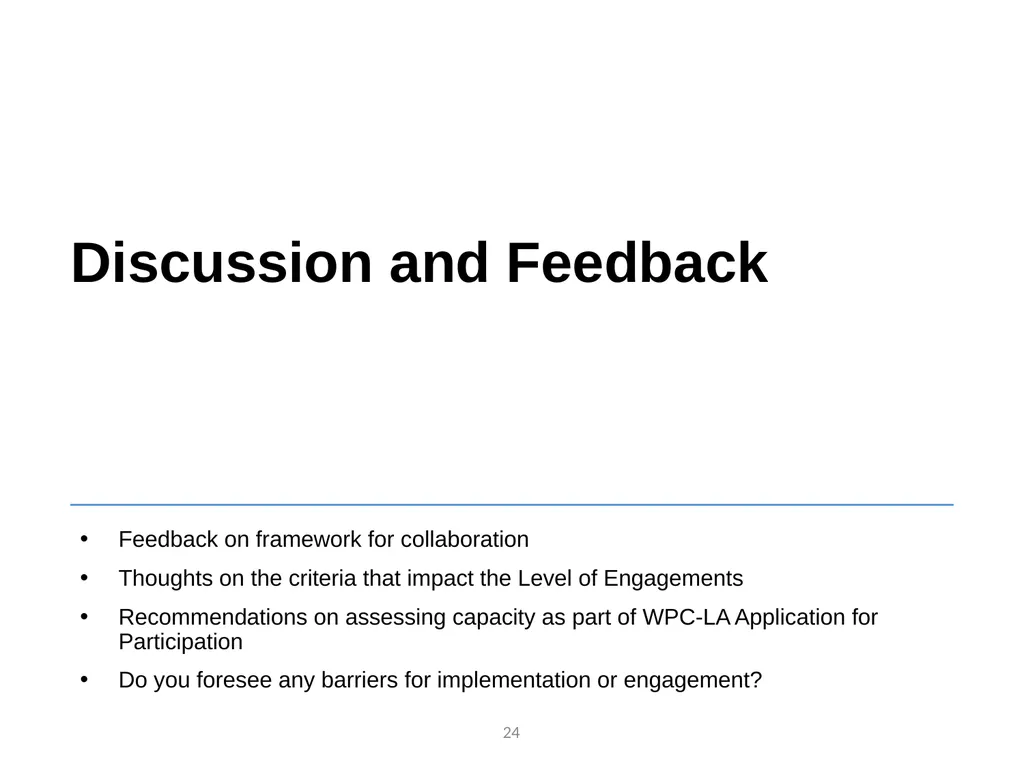 Framework for Community Clinic Collaboration March - slide 24 of 25