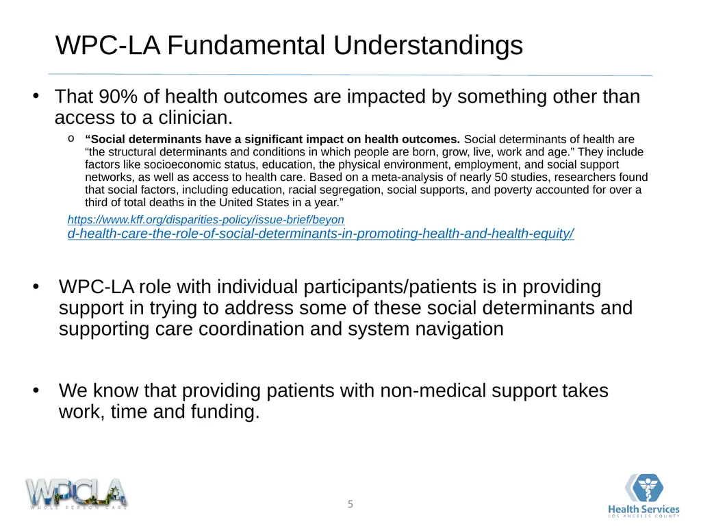 Framework for Community Clinic Collaboration March - slide 5 of 25