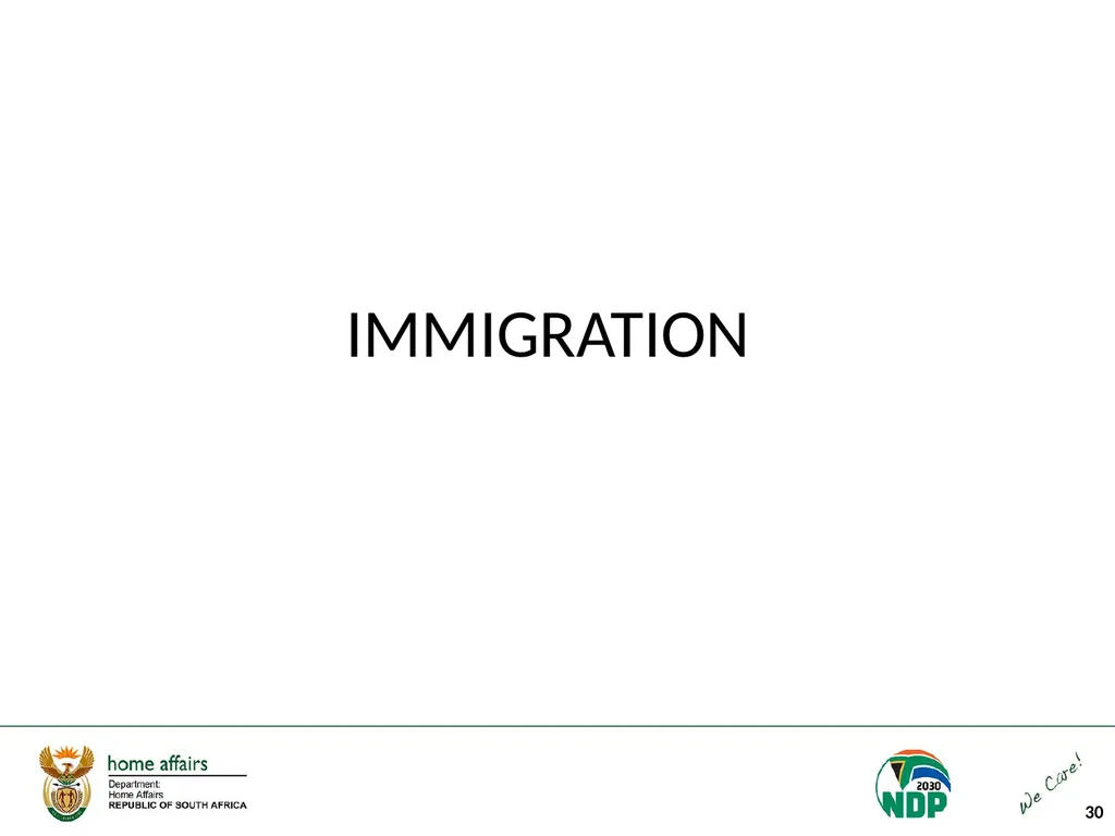 Portfolio Committee on Home Affairs briefing - slide 30 of 58