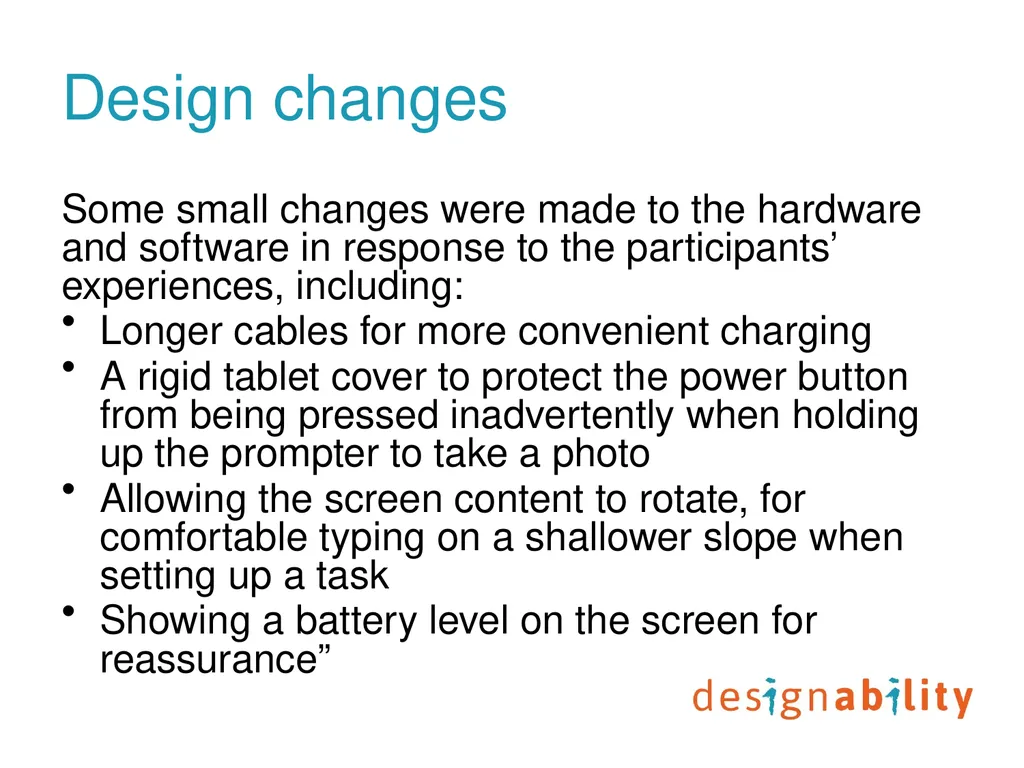 Digital prompting technology to support people - slide 24 of 27