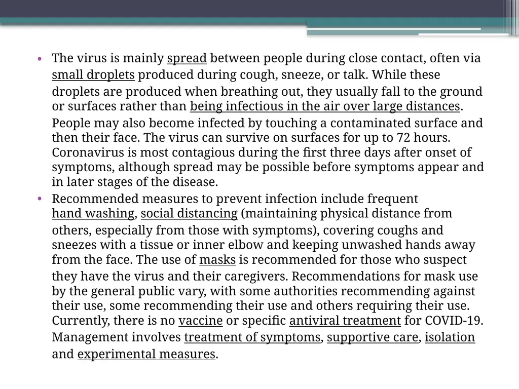 ENGINEERING STRATEGIES FOR HANDLING COVID-19 FOR - slide 7 of 22