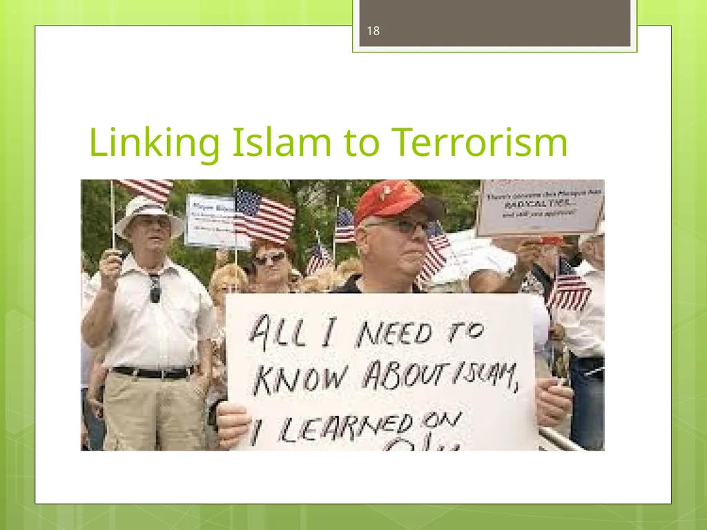 Islamophobia By Dr. Monia Mazigh 2017 © - slide 18 of 58