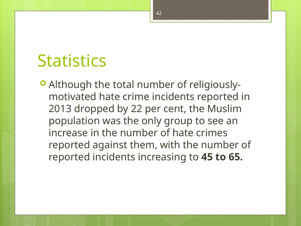 Islamophobia By Dr. Monia Mazigh 2017 © - slide 42 of 58