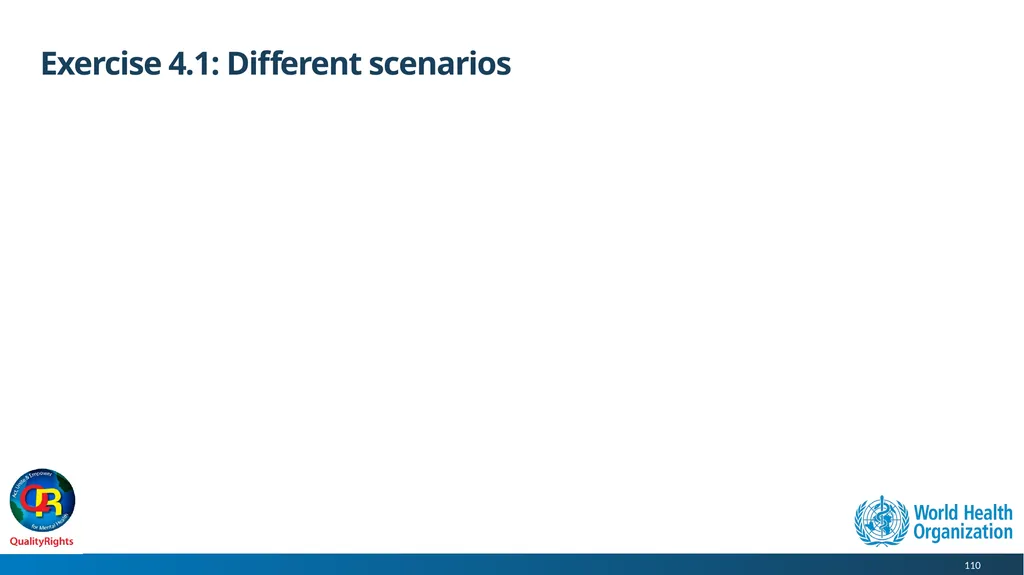 WHO QualityRights core training - for all services - slide 110 of 174