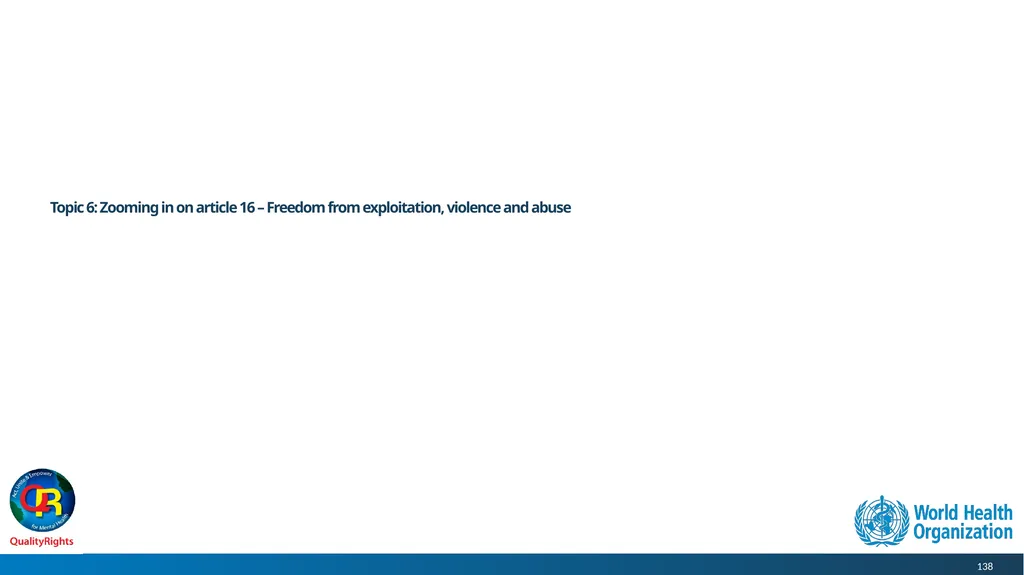 WHO QualityRights core training - for all services - slide 138 of 174