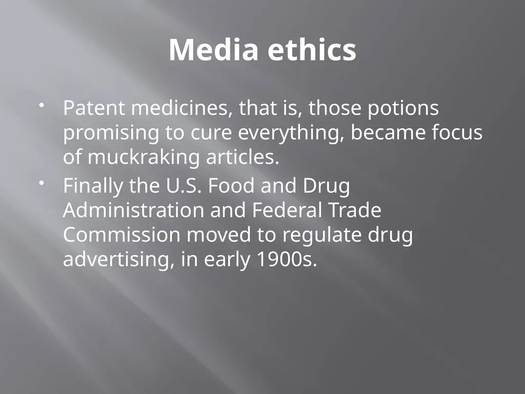 Media ethics: oxymoron? An introduction. Media - slide 14 of 28