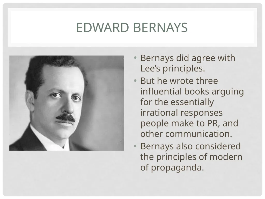 A history Public relations Public relations The - slide 18 of 35