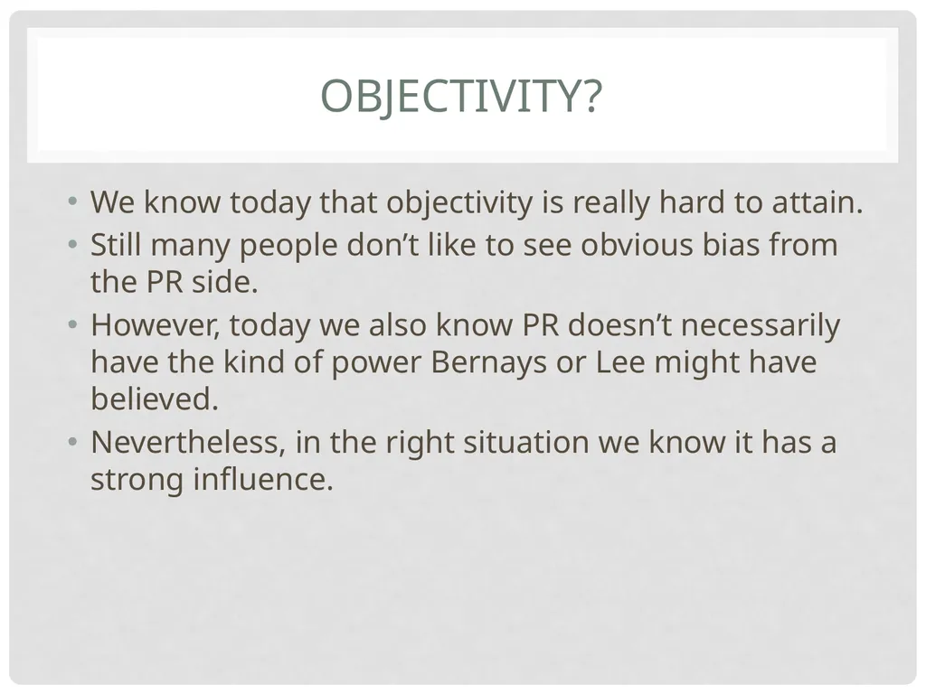 A history Public relations Public relations The - slide 34 of 35