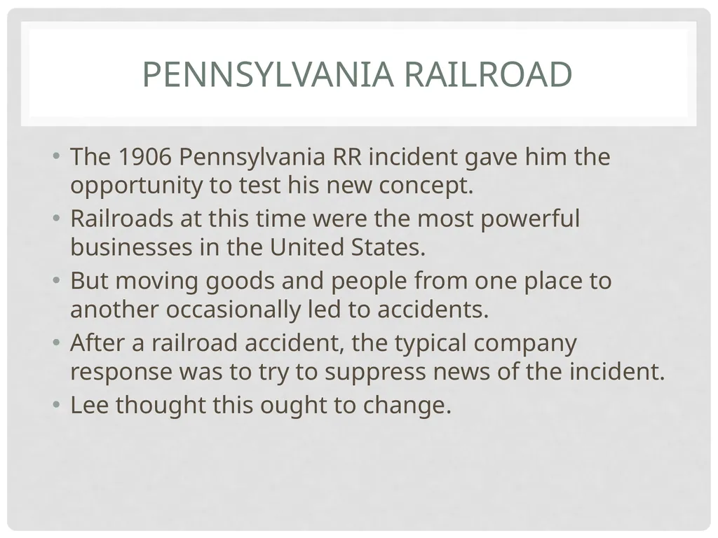A history Public relations Public relations The - slide 10 of 35