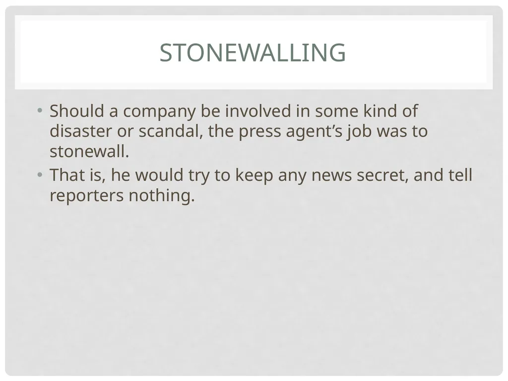 A history Public relations Public relations The - slide 6 of 35
