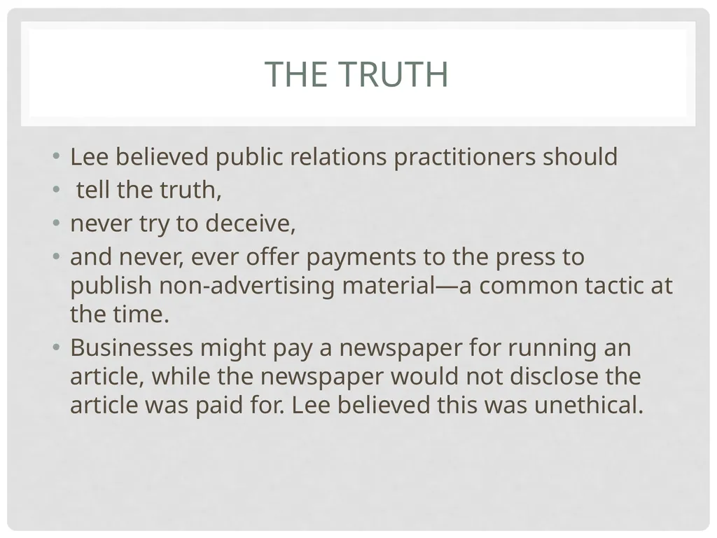A history Public relations Public relations The - slide 16 of 35