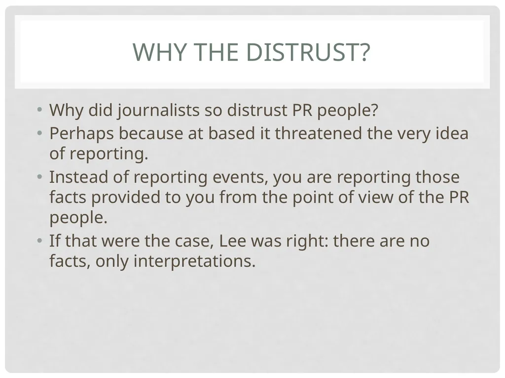 A history Public relations Public relations The - slide 30 of 35
