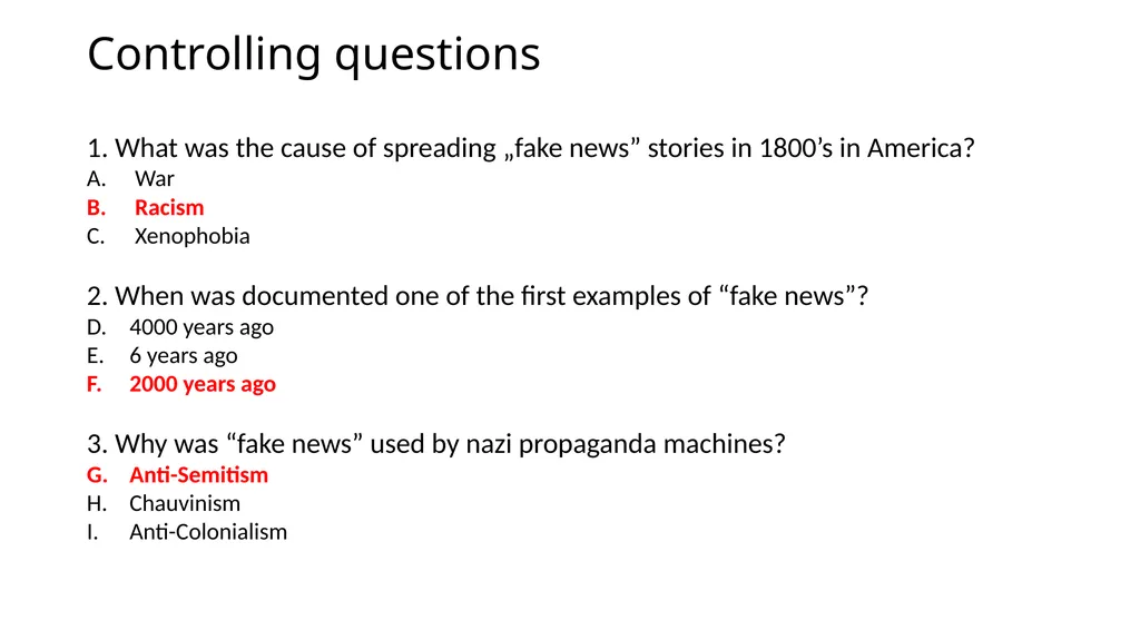 VERIFYING AND ANALYZING „FAKE NEWS” Funded by the - slide 18 of 39