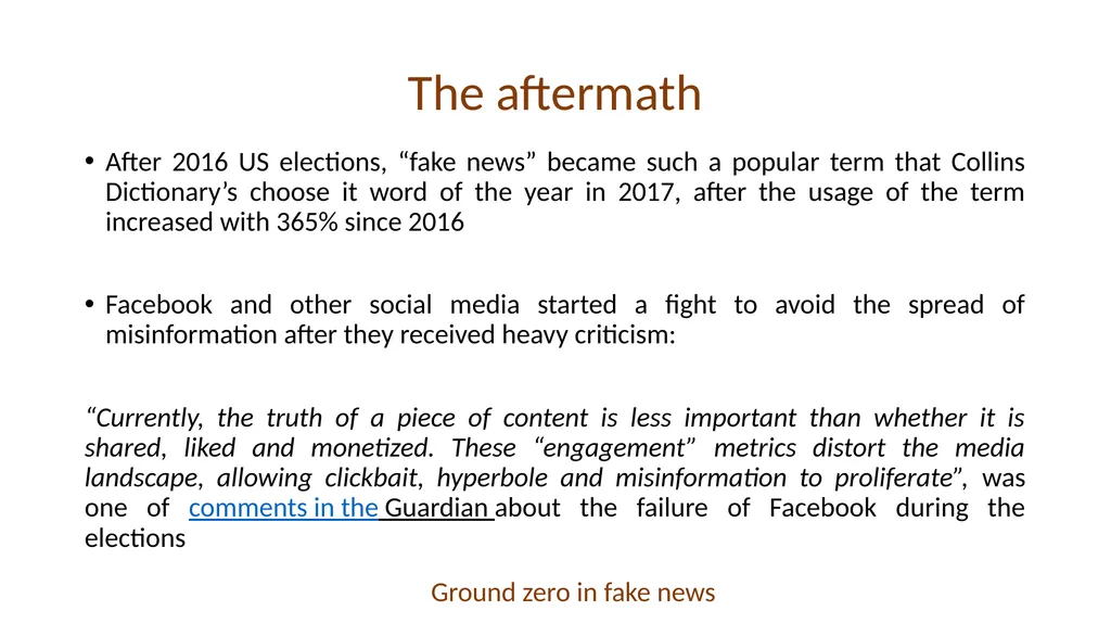 VERIFYING AND ANALYZING „FAKE NEWS” Funded by the - slide 24 of 39