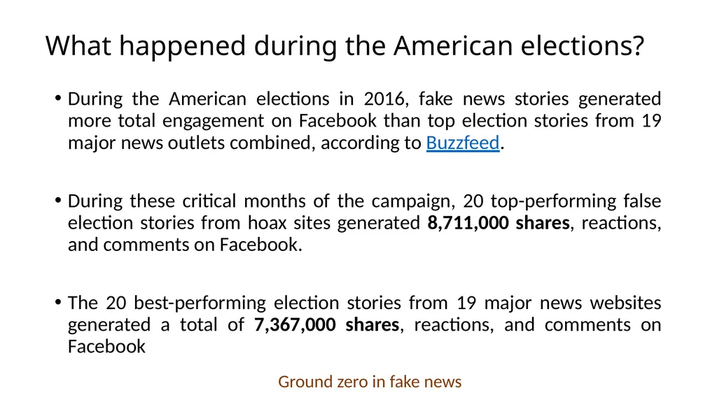 VERIFYING AND ANALYZING „FAKE NEWS” Funded by the - slide 21 of 39