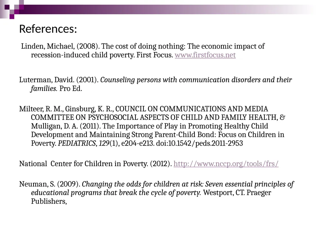 Fostering Resilience in Children Living in - slide 48 of 50