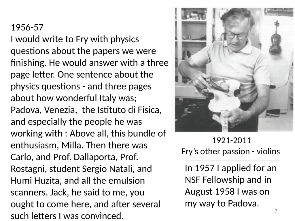 Remembering MILLA & those times Early years – late - slide 7 of 13