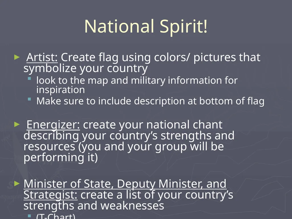 WWI Alliances Simulation WWI Alliances Simulation - slide 15 of 25