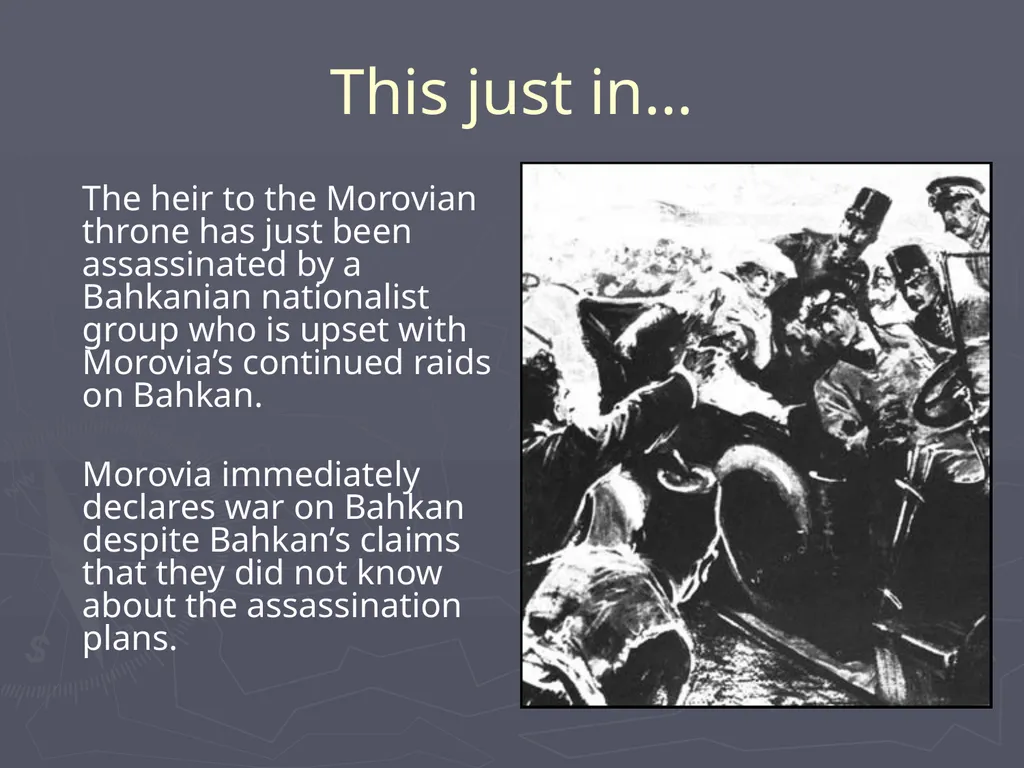 WWI Alliances Simulation WWI Alliances Simulation - slide 20 of 25