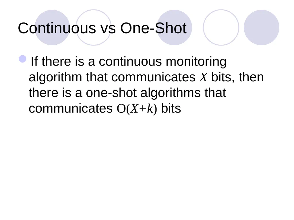 Algorithms for Distributed Functional Monitoring - slide 13 of 34